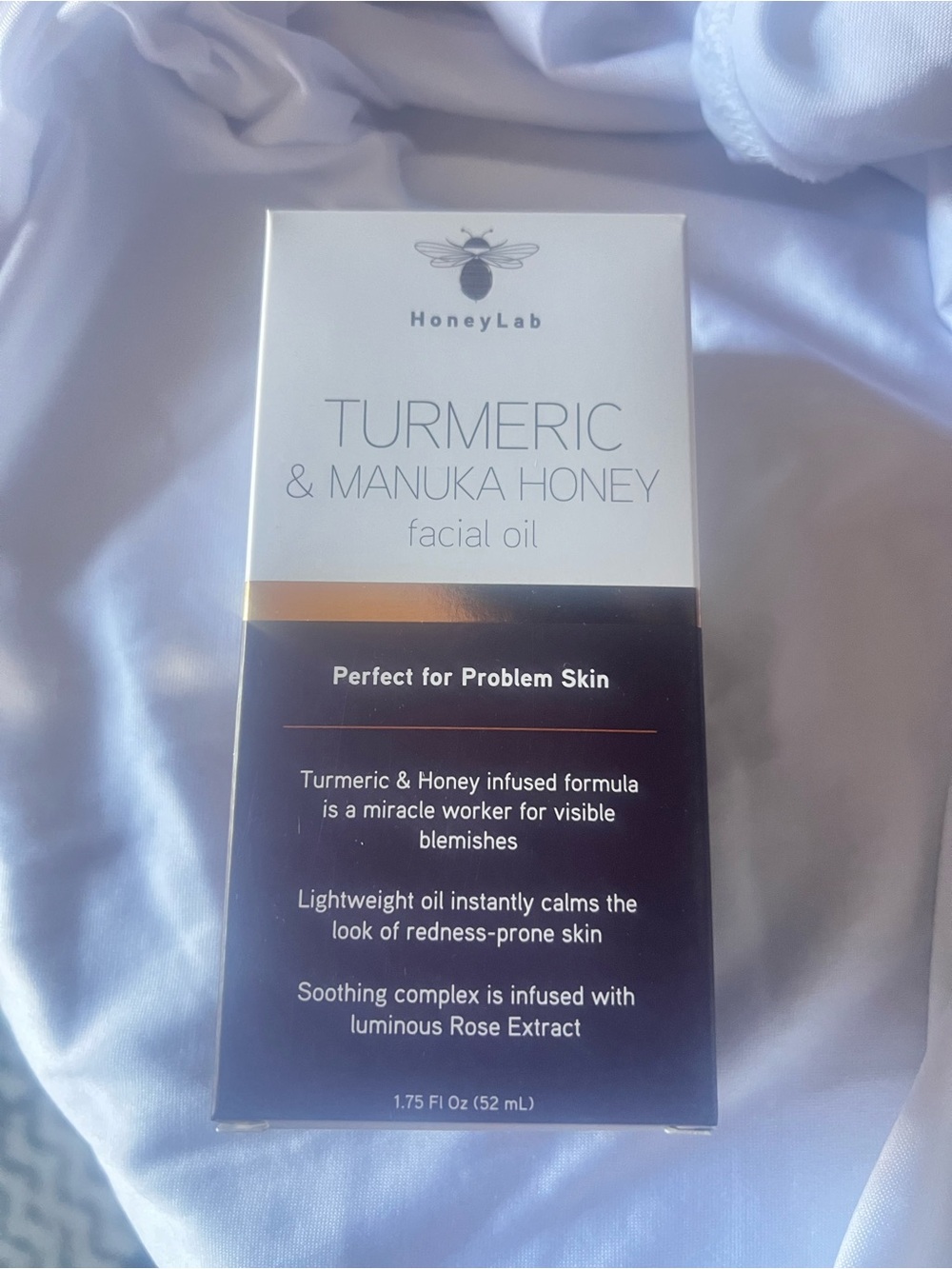 HoneyLab Turmeric & Manuka Honey Facial Oil - White & Gold Packaging